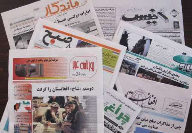 آشفته حال فارسی  در رسانه‌های افغانستان